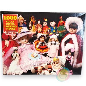 Vintage 1995 Hoyle 1000 Pc Puzzle Dolls Sealed
